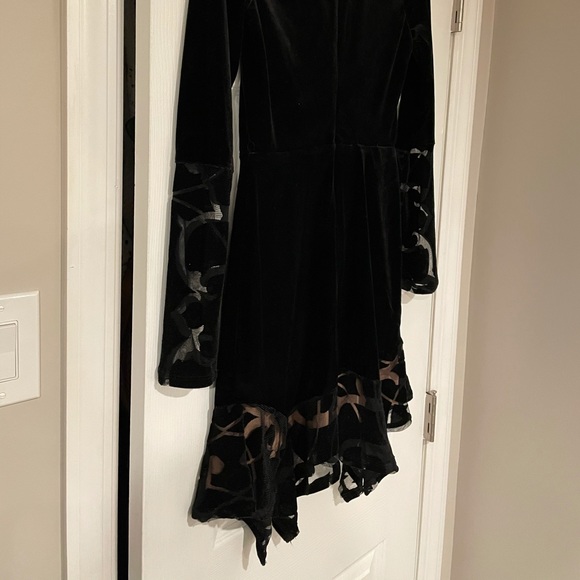 COPY - BCBGMAXAZARIA Velvet long sleeve dress NWT - Picture 5 of 9